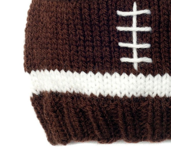 KNITTING PATTERN PDF. Baby Football Hat Knitted Beanie Etsy