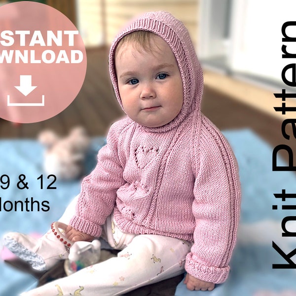 Baby Hooded Sweater Etsy