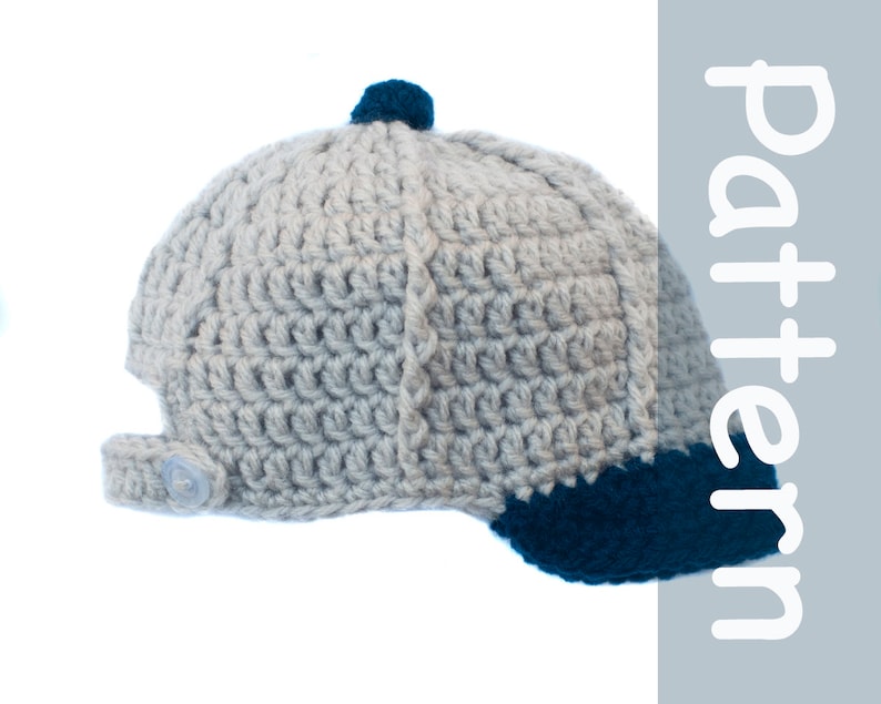 Crocheting BASEBALL PATTERN PDF Crochet Baby Baseball Hat Etsy