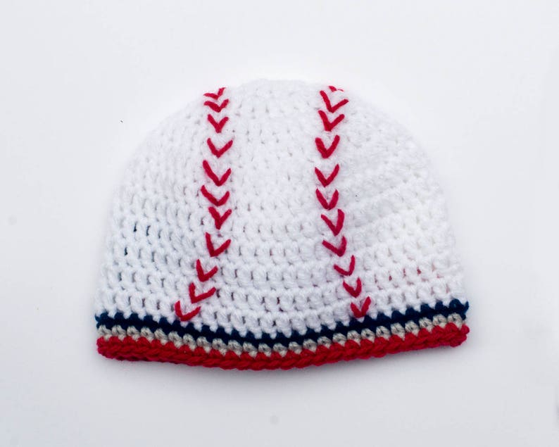 Baby BASEBALL PATTERN PDF Crochet Baseball Baby Hat Baby Boy Etsy