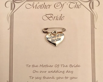Mother Of The Bride Thank You Bouquet Charm Gift From Bride And Groom Wedding 