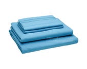 Beach Blue Deep Sleep Sheet Sets 1800 Thread Count Feel Soft, Breathable, Wrinkle Free Bed Sheets Deep Pockets For Thick Mattresses