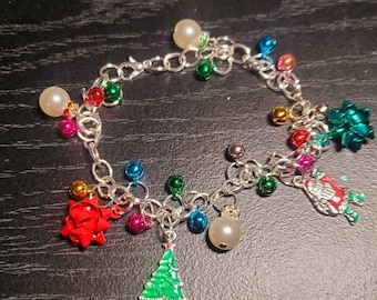 Weihnachts-Glöckchen-Bettelarmband