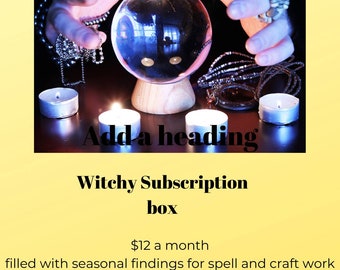 Witchy subscription box