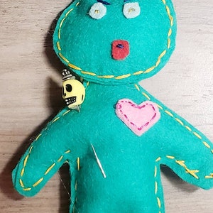 Decorative voodoo doll, voodoo doll decor, popett