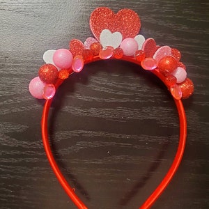 Valentine&#39;s day headband , niche kawaii Valentine&#39;s headband
