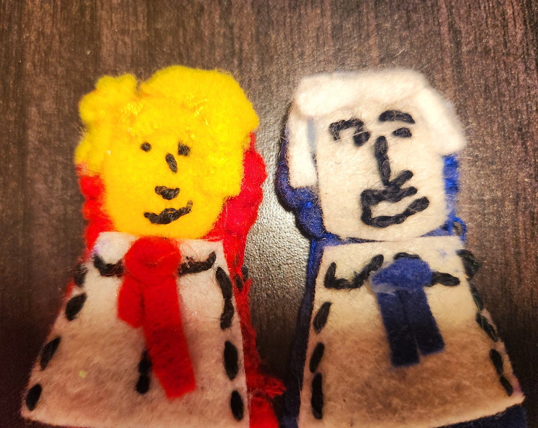 Joe Biden Donald Trump Finger Puppets