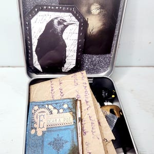 Efímeras en lata de Edgar A. Poe, carta personalizada de Poe a un fan