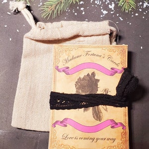 Tarjetas de adivinación de estilo vintage, tarjetas de adivinación.