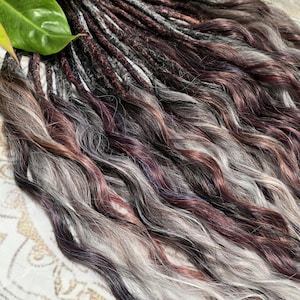 Ombre Wave Dreadlocks: Boho Style Hair Extensions (Full or Partial Set)