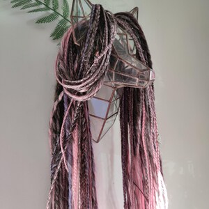 Crochet Dreads Set: Pastel Pink Double Ended Synthetic (60 Pieces)