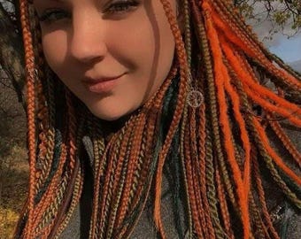 Harmony of Earth binder Boho Dreads – Handgefertigte Verlängerungen DE/SE Set