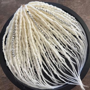 Moon light dreads — handmade synthetic dreadlock extensions DE/SE Full Set
