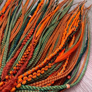 Harmony of Earth Boho Dreads – Handmade Extensions DE/SE set