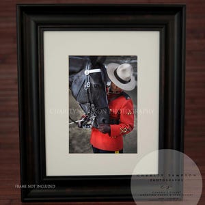 Impression emmêlée « Bond » - (impression d'art GRC/Mountie/Manège musical/cheval et cavalier/cadeau de police)
