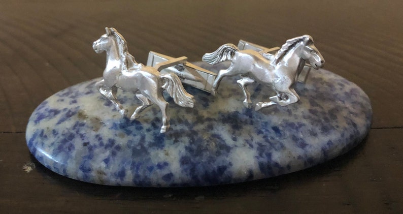 Handmade Sterling Silver Horse Cuff Links beautiful gift or for yourself