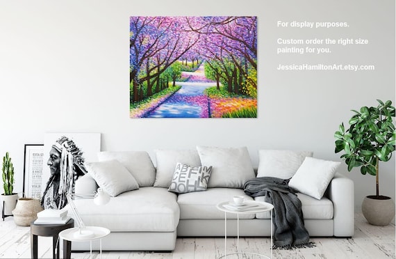 Diamond Painting DIY Tree Abstract Colorful Design Embroidery House Wall  Display