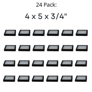 24 Pack of Riker Display Cases 4 x 5 x 3/4 for Collectibles Arrowheads & More