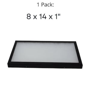 Riker Display Case 8 x 14 x 1 for Collectibles, Arrowheads Jewelry & More
