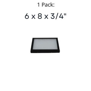 Riker Display Case 6 x 8 x 3/4 for Collectibles Jewelry Arrowheads & More