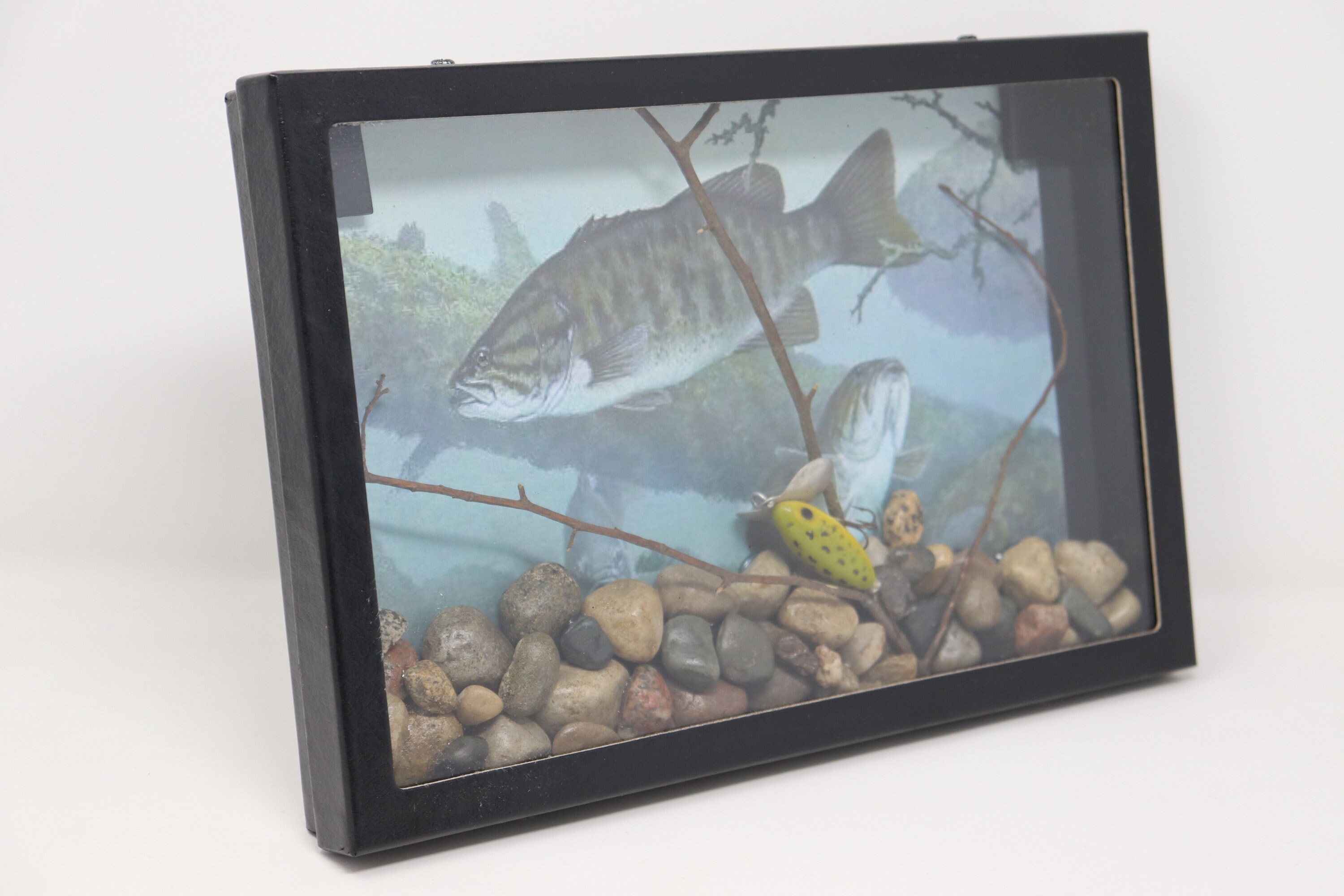 Arbogast Jitterbug Leurre de pêche Noir 7,6 cm