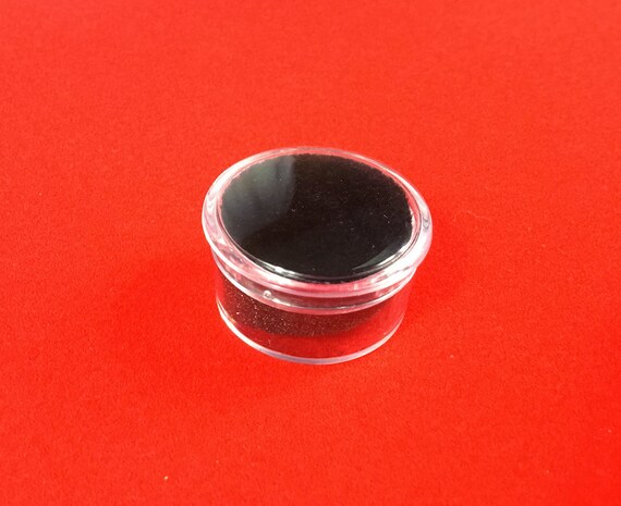 Coins /& More Quarter Size Plastic Lucite Cups with Black Foam for Buttons 12