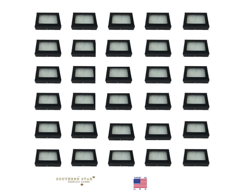 30 Pack of Riker Display Cases 2 x 3 12 x 34 for Collectibles /& More Coins