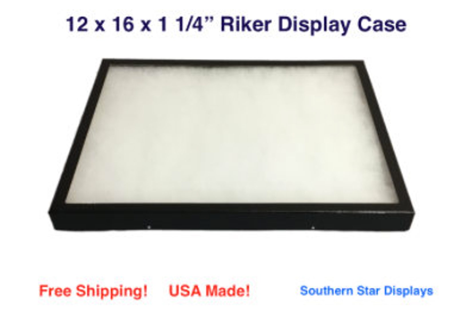 Riker Display Case 12 X 16 X 1 1/4 for Collectibles Arrowheads Etsy