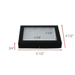 6 Pack of Riker Display Cases 4 X 5 X 3/4 for Collectibles Jewelry ...
