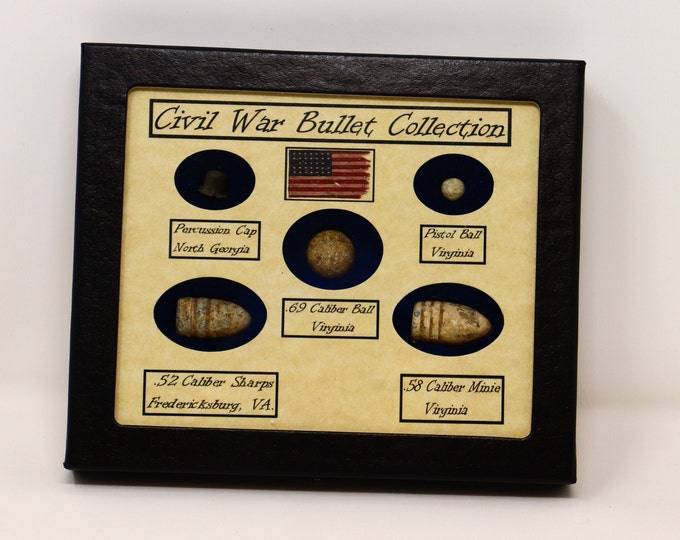 Civil War Relic From the Battle of Gettysburg With Display Case and COA ...