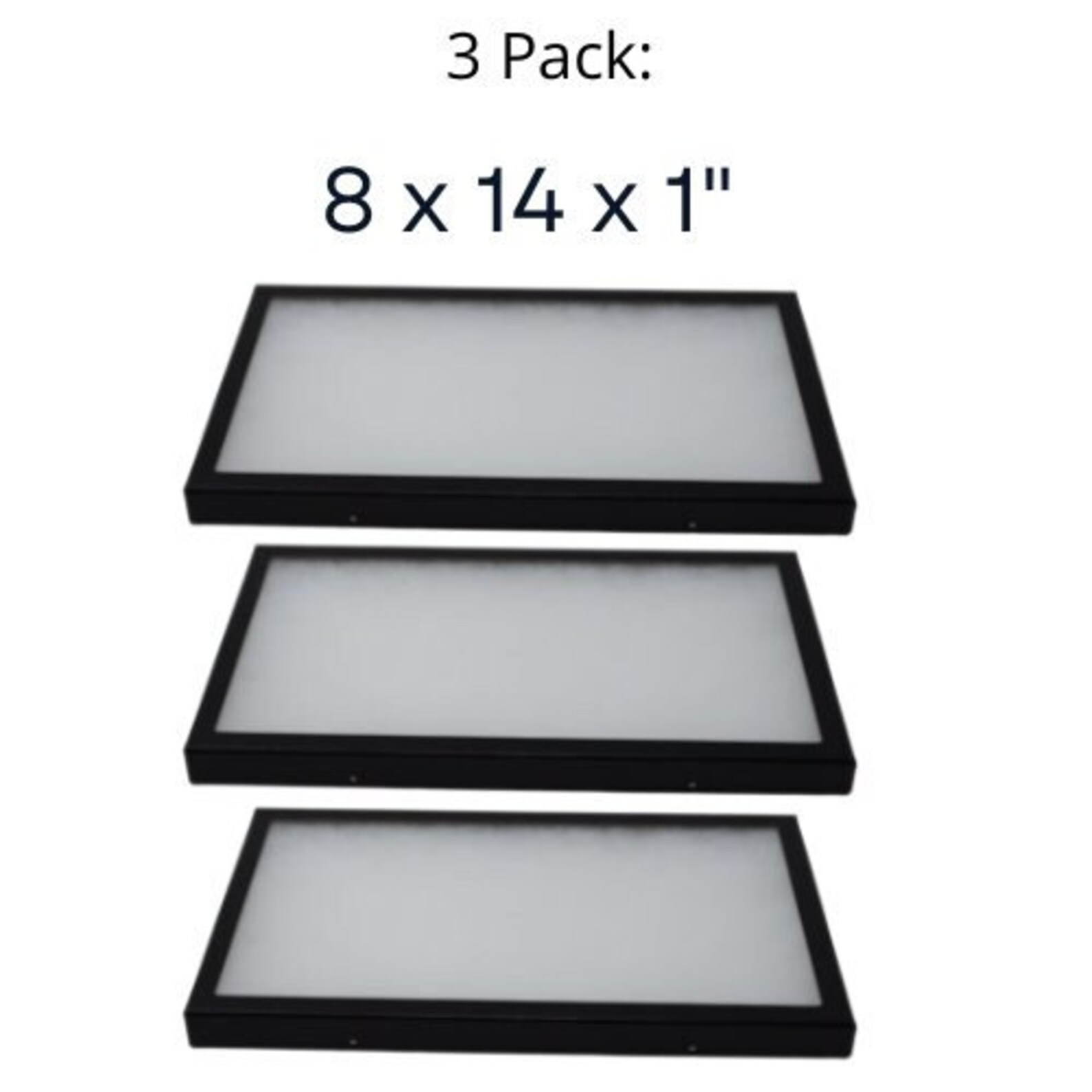 3 Pack of Riker Display Cases 8 X 14 X 1 for Collectibles Etsy
