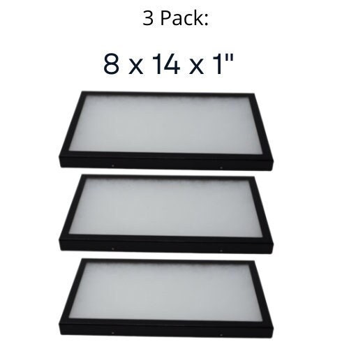 3 Pack of Riker Display Cases 8 X 14 X 1 for Collectibles Etsy