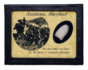 Civil War Relic from Antietam, Maryland with Display Case and COA