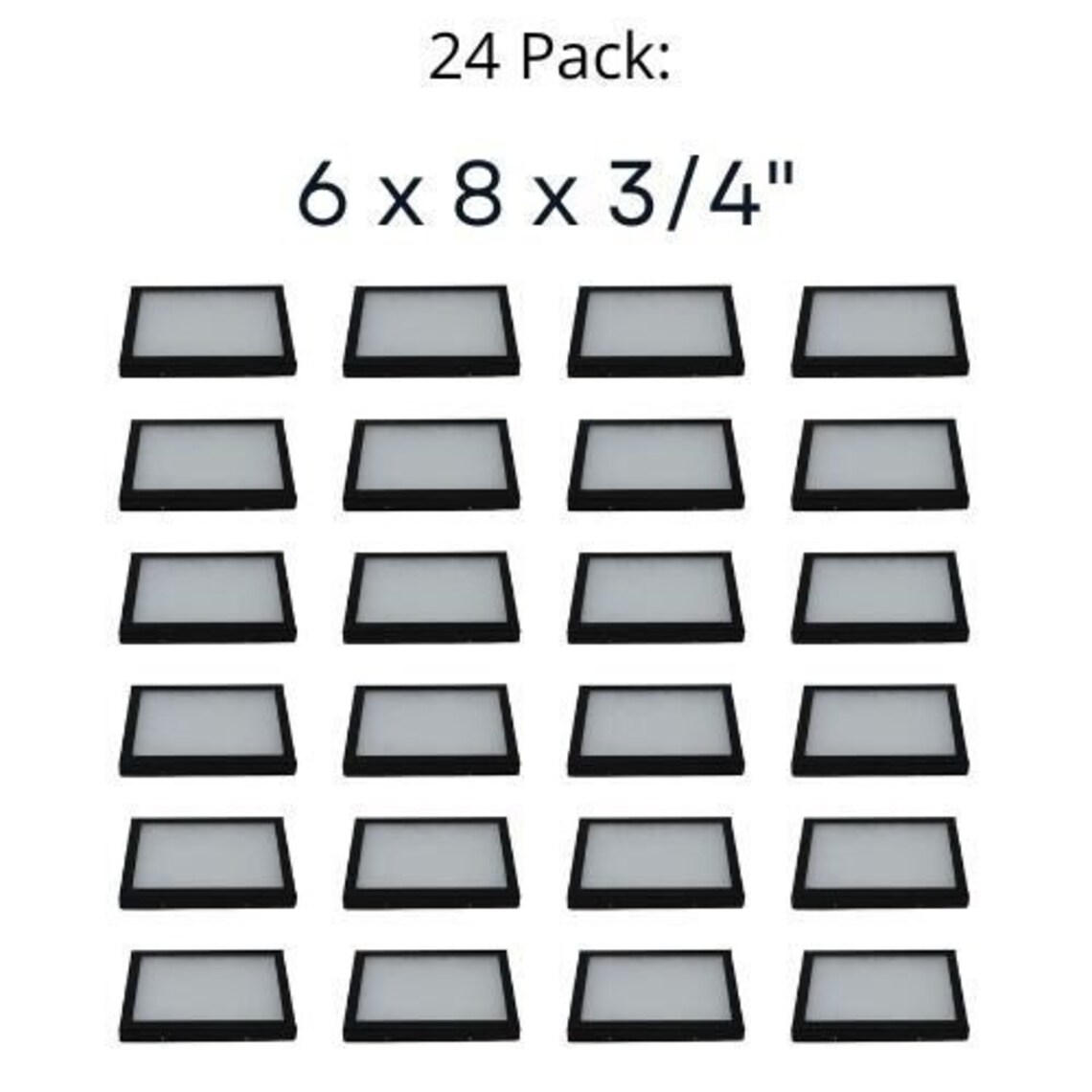 24 Pack of Riker Display Cases 6 X 8 X 3/4 for Collectibles Etsy