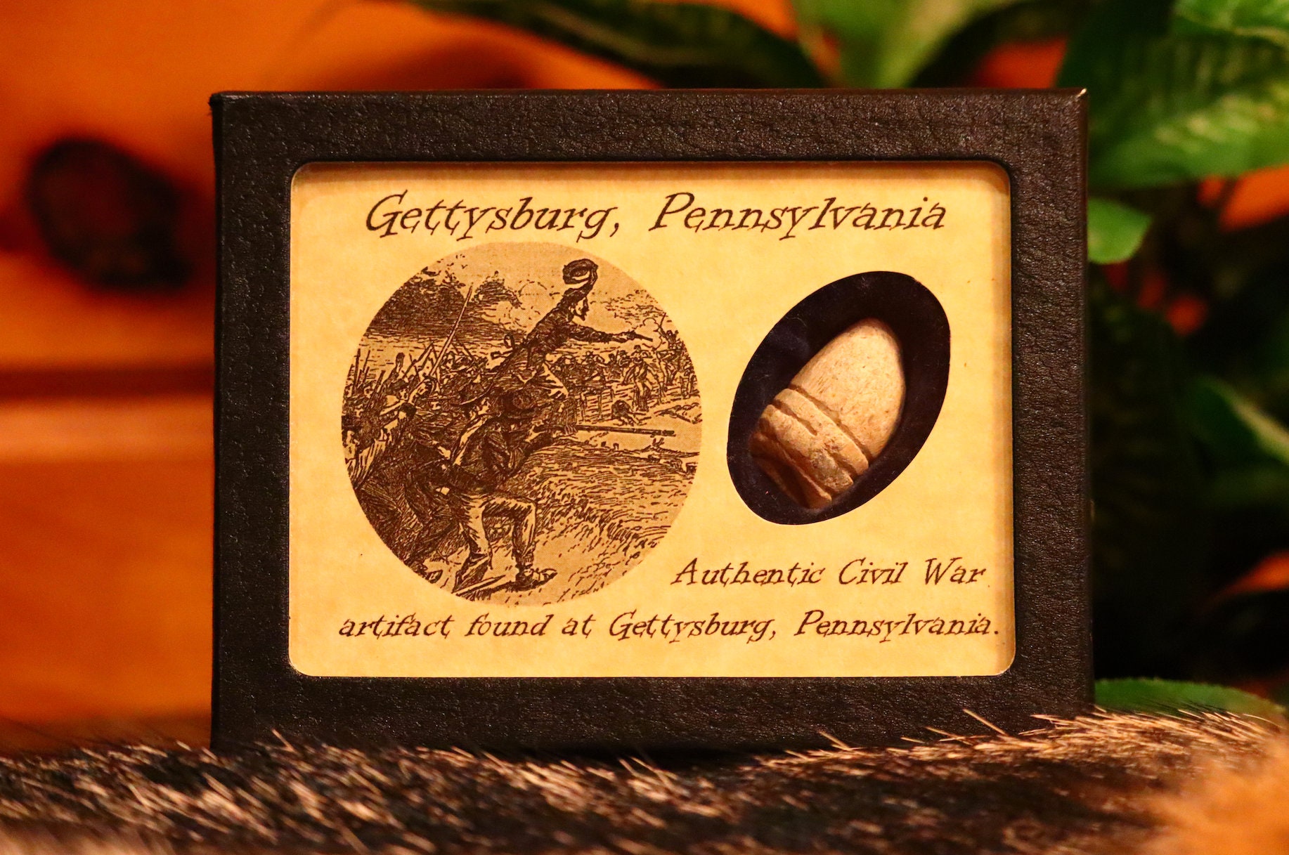 Civil War Relic From the Battle of Gettysburg With Display Etsy