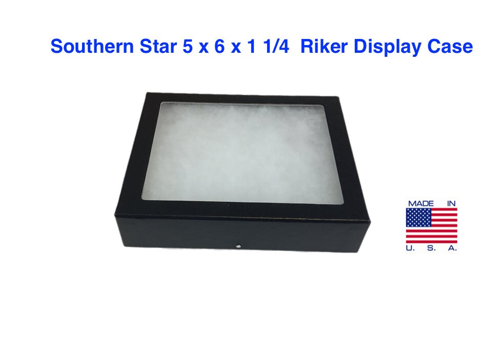 Riker Display Case 5 x 6 x 1 1/4 for Collectibles Arrowheads Etsy