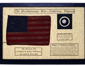 Revolutionary War Relic from Yorktown, Virginia in a 8 x 12&quot; Display Case with COA
