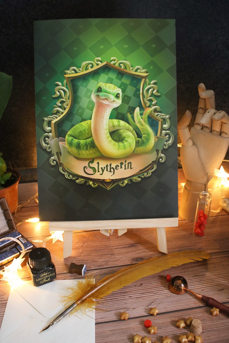 Hogwarts Cute Babies House Crests Prints Harry Potter | Etsy