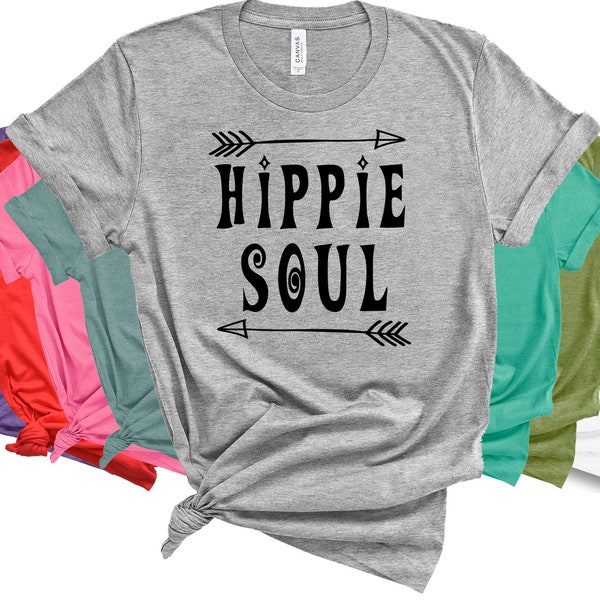 Hippie Soul Shirt Fashion Casual Ladies T-Shirt Funny Women's Graphic Tee