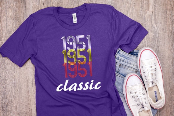 1951 anniversaire chemise Vintage anniversaire année classique anniversaire Vintage né T Shirt 67e anniversaire cadeau unisexe T Shirt 7 couleurs à choisir de 6e8e3e 1951 anniversaire chemise Vintage anniversaire année classique anniversaire Vintage né T Shirt 67e anniversaire cadeau unisexe T Shirt 7 couleurs à choisir de 6e8e3e