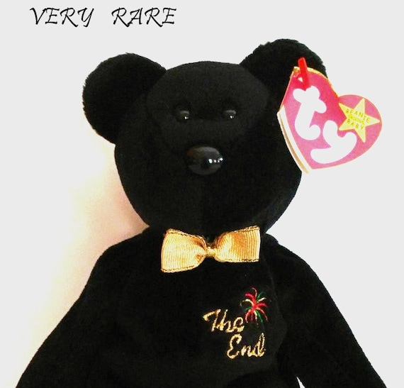 the end beanie baby rare tag