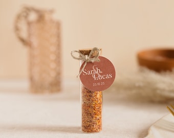 Tube de fleur de sel au Piment d'Espelette - Personnalisé