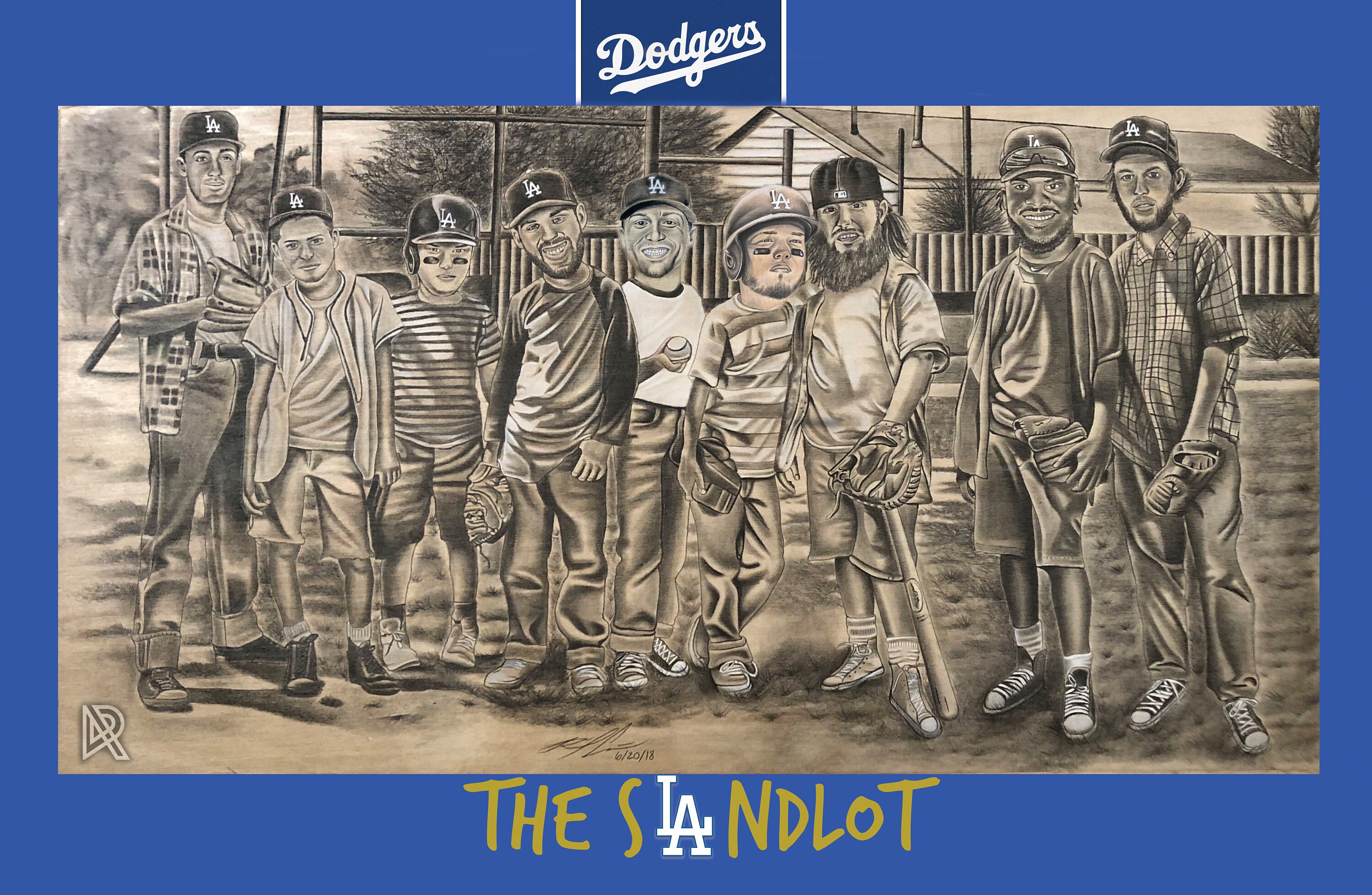 sandlot dodgers jersey