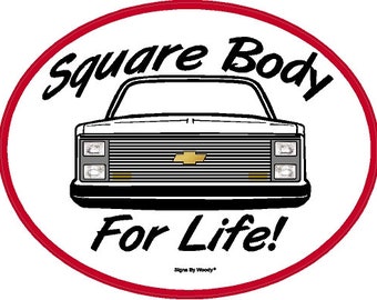 square body truck sticker rod ck1500 2500 window decal