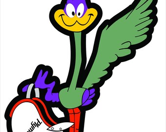 Roadrunner Man Cave or Garage Banner