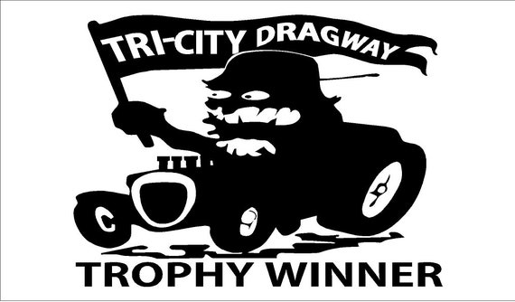 Tri-City Dragway Garage Man Cave Banner