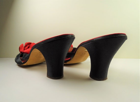 Mid century Boudoir Slippers - image 3