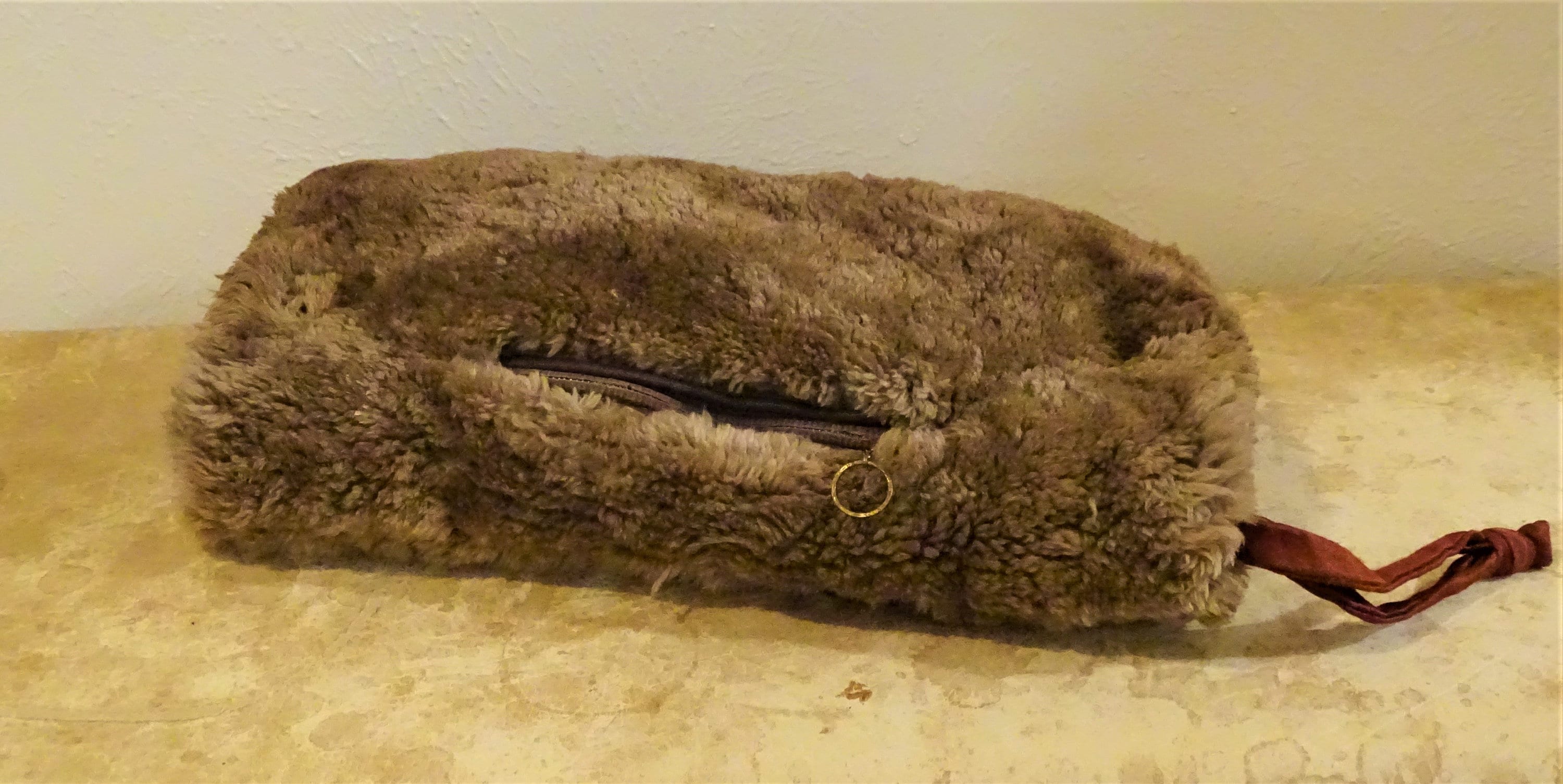 Vintage ladies' hand warming muff