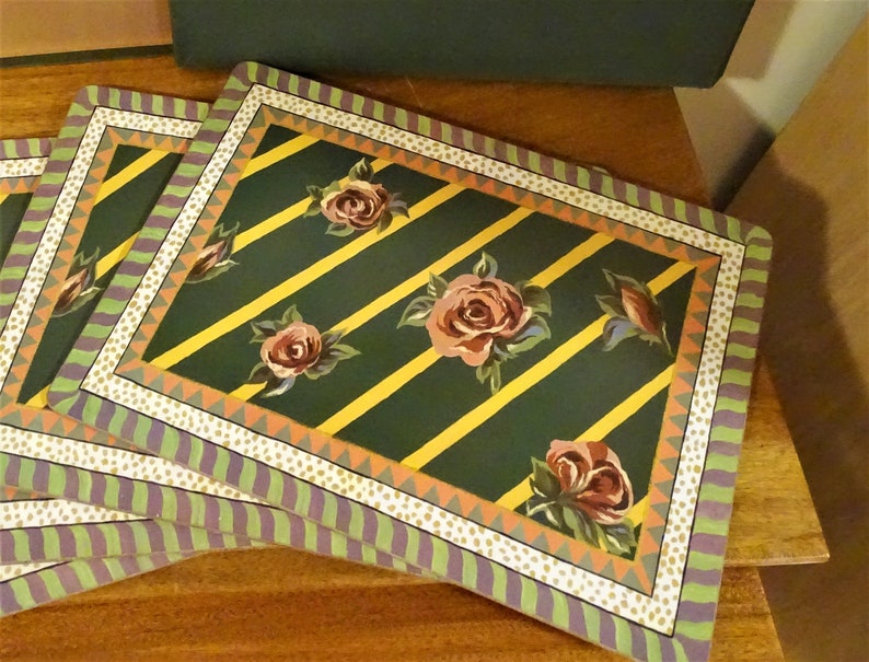 Mackenzi - Childs Pimpernel International Placemats - Etsy