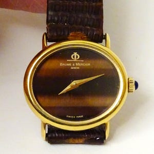 Vintage Baume & Mercier &#39;Tiger Eye&#39; ladies watch